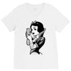 snow white V-Neck Tee