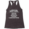 Smartass May Girl Racerback Tank
