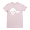 i live inside your face skull Ladies Fitted T-Shirt