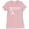 i dont like clowns tfunny Ladies Fitted T-Shirt