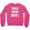 trick or treat or beer Crewneck Sweatshirt