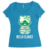 hello clarice Women's Triblend Scoop T-shirt