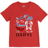 Good Girl Go To Heaven Bad Girl Ride With Daryl V-Neck Tee