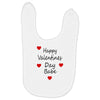 happy valenties day babe Baby Bibs