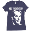tony blair homage Ladies Fitted T-Shirt
