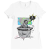 bad news bear Ladies Fitted T-Shirt