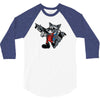 rocket vintage cartoon style 3/4 Sleeve Shirt