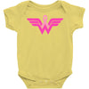 breast cancer wonder woman Baby Bodysuit