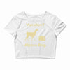 vacation, alpaca bag Crop Top