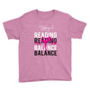 Reading Yoga Wine Balance Youth Tee