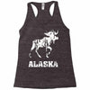 Alaska Deer Rudolph Racerback Tank