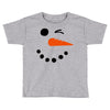 snowman face Toddler T-shirt