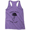 drop fast die last back Racerback Tank