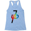 jake paul colorful Racerback Tank