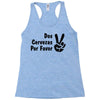 dos cervezas por favor Racerback Tank