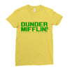 dunder miflin Ladies Fitted T-Shirt