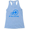 my boys can swim Racerback Tank