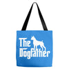 the dogfather boxer white Tote Bags