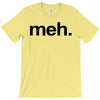 meh geek nerd t shirt funny humor retro T-Shirt
