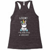 look i've created a unicorn Racerback Tank