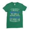 i never dreamed i would grow up to be a super cool runner but here i a Ladies Fitted T-Shirt