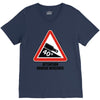 warning descent V-Neck Tee