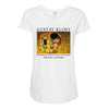 Gustav Klimt The Kiss Maternity Scoop Neck T-shirt