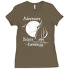 adventure before dementia 2 Ladies Fitted T-Shirt