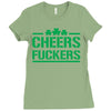 cheers fckers Ladies Fitted T-Shirt