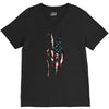 peace and love usa flag V-Neck Tee