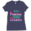 not princess queen Ladies Fitted T-Shirt