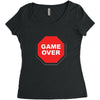 over Women's Triblend Scoop T-shirt