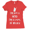 not a nerd Ladies Fitted T-Shirt