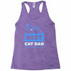 proud cat dad Racerback Tank