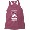 introverts Unite Separately in Your Own Homes Racerback Tank