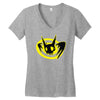 arkham orgins joker bat Women's V-Neck T-Shirt