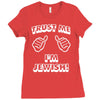 trust me i'm jewish Ladies Fitted T-Shirt