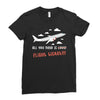 all you need is flight ticket Ladies Fitted T-Shirt