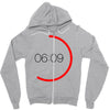 time check Zipper Hoodie