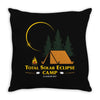 Total Solar Eclipse Camp Throw Pillow