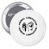 animal liberation Pin-back button