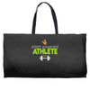 plant powered athlete Weekender Totes