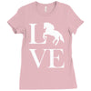 horse love Ladies Fitted T-Shirt