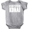 certified kohai Baby Onesie