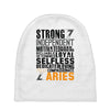 Strong Independent Motivated Aries Baby Beanies