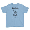 when they go low we go high Youth Tee