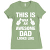 new daddy christmas funny Ladies Fitted T-Shirt