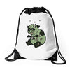 zombie panda (2) Drawstring Bags