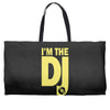 im a dj graphic tee mens Weekender Totes