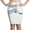 analog retirement Pencil Skirts